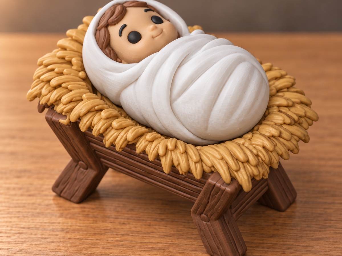 Crèche de Noël Enfant Jésus — 1