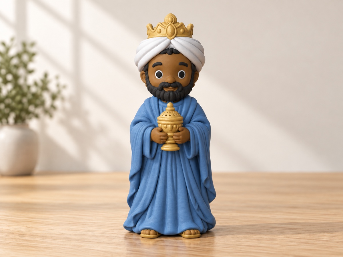 Belén navideño - Rey Mago (Baltazar) — 1